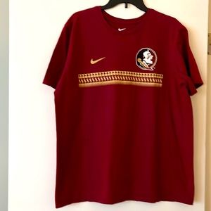 Nike Florida State University Seminole Short Sleeved Tee